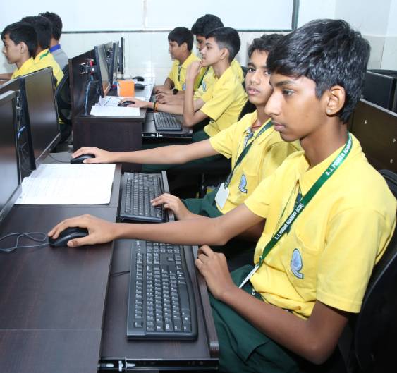 Students in Science lab